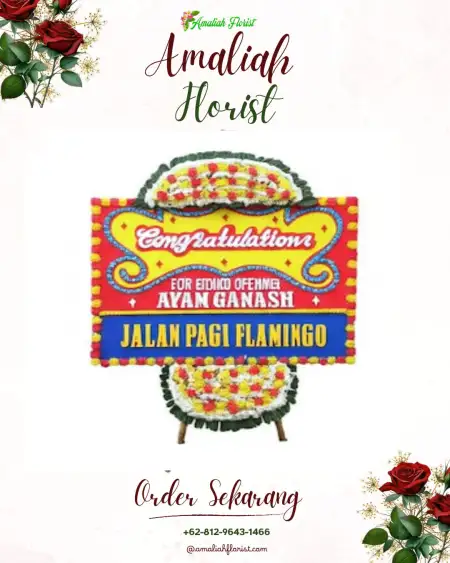 Sewa Papan Bunga Dencarik